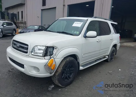 2004 Toyota Sequoia Limited V8 z USA, uszkodzony, nr VIN 5TDBT48A44S228011